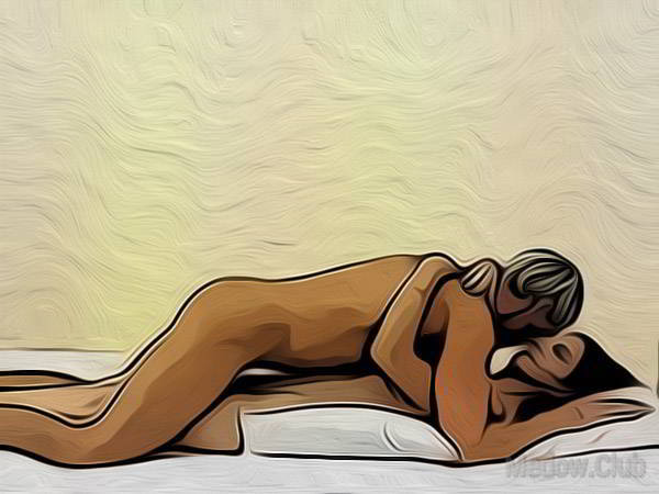 Сексуальная позиции камасутры №2 - Мужчина сверху, огибая ногами ноги партнерши. Фото